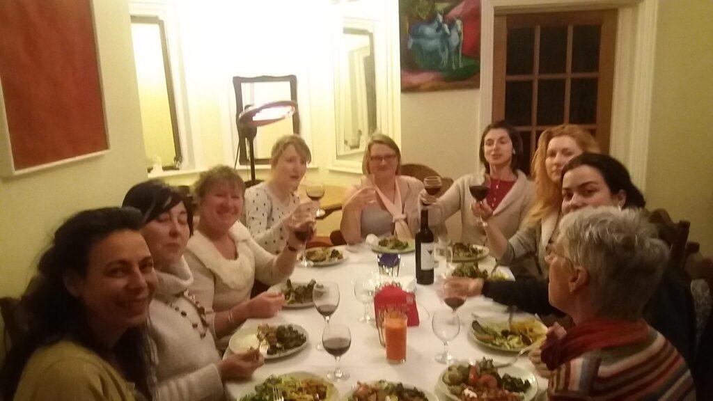 Group shot dinning room