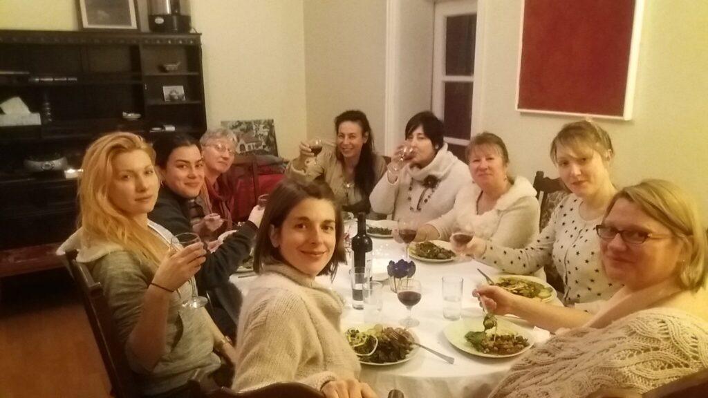 Group shot dinning room