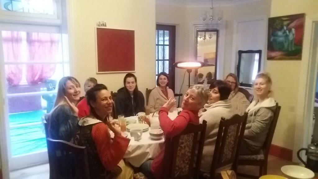 Group shot dinning room