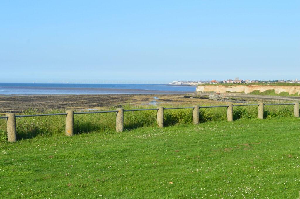Green coast overlooking the sea, birchington