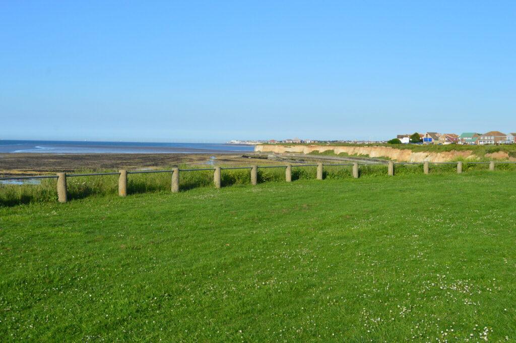 Green coast overlooking the sea, birchington