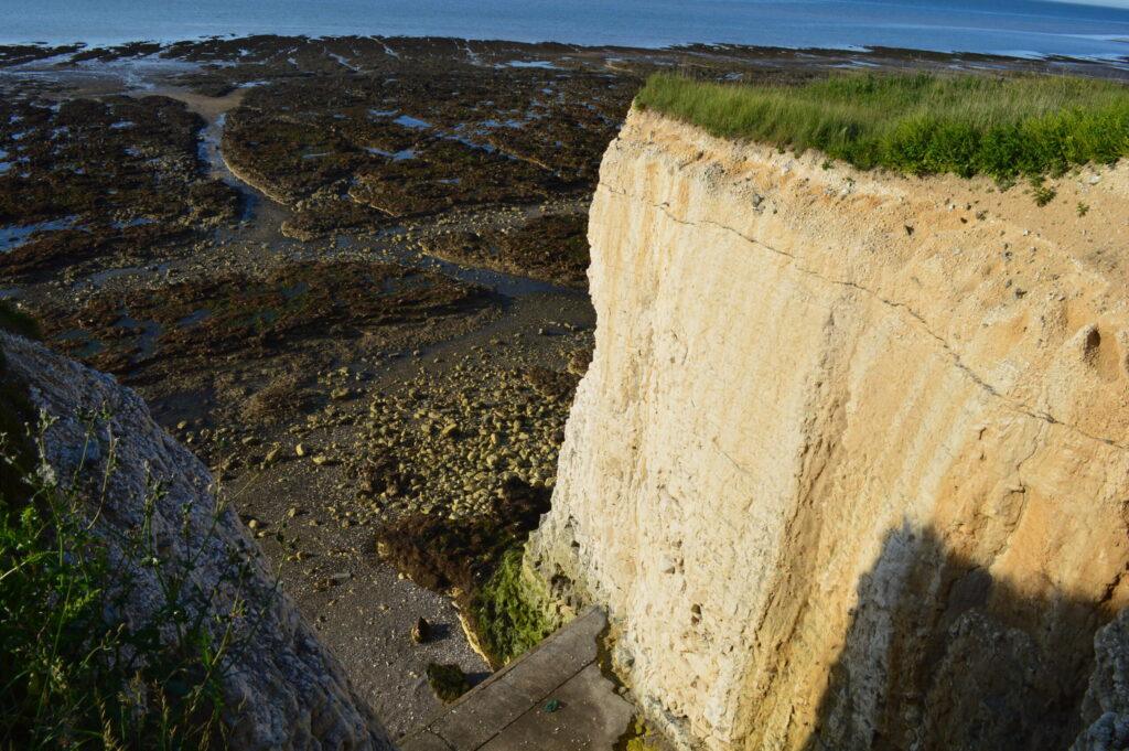 Picturesque whilte cliff