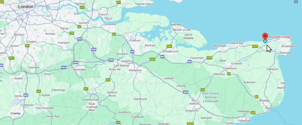 rossett ilodge map location