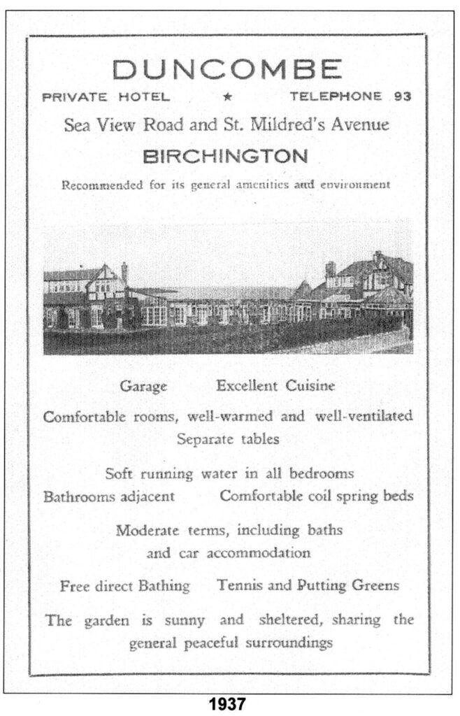 Duncombe Hotel, Rossetti Lodge c 1930