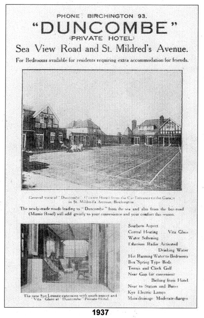 Historic Photo, Tennis Court, Duncombe