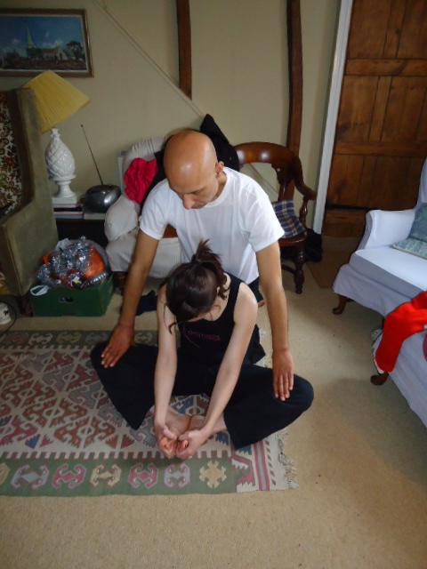 yoga cbutterfly stretch